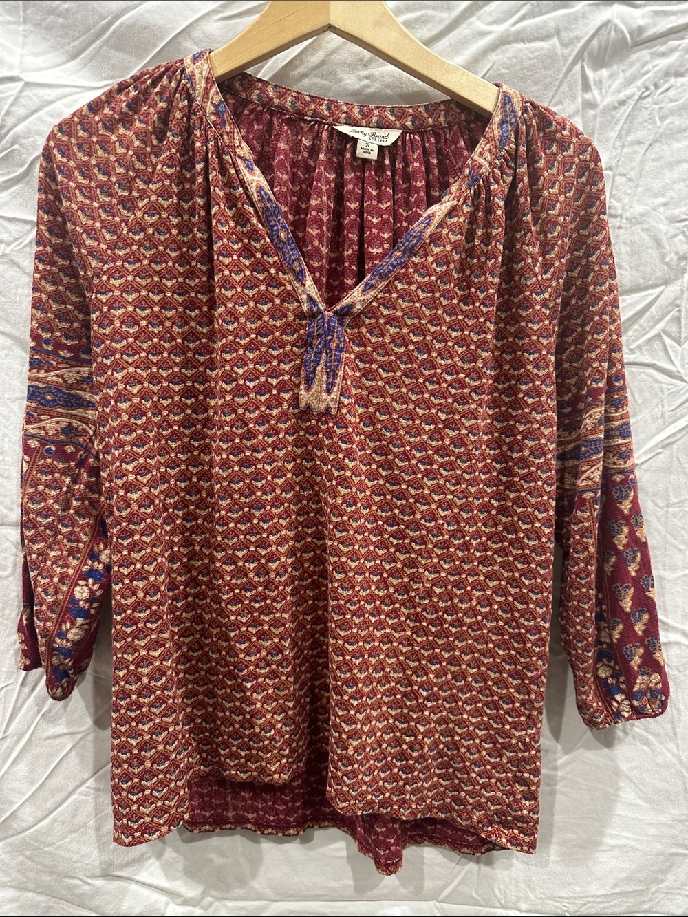 Lucky Brand peasant top